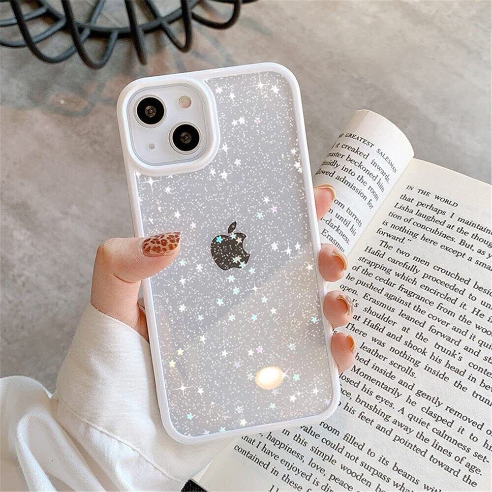 Custodia Magnetica Trasparente Con Glter Di Cristallo Rosa Fashion Girl Per IPhone 16 15 11 12 13 14 Pro Max Cover Con Diamante Di Ricarica Wireless - Foto 9