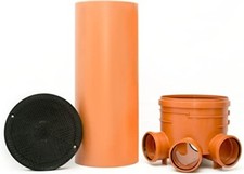 KG Schacht DN 400 - Komplett SET DN 400 - KG Rohr - Kanal Entwässerung - Deckel