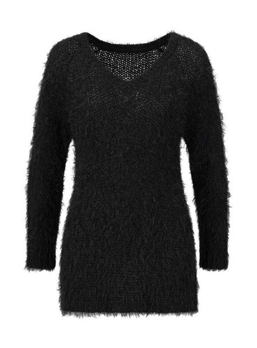 femmes pour Laura noir Pull Scott Velcro IAIqnwF4