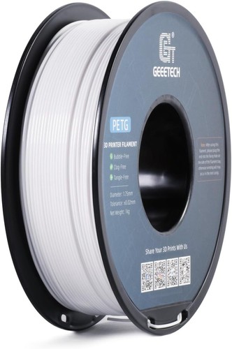10KG GEEETECH PETG Biały filament do drukarki 3D 1,75 mm 1kg Materiały eksploatacyjne - Zdjęcie 2 z 7