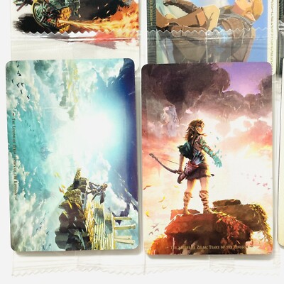 The Legend of Zelda Tears of the Kingdom Wafer Card Complete All
