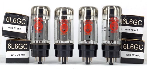 MATCHED QUAD 6L6EH ELECTRO-HARMONIX NEW Tube Röhre 진공관 Lampe Valve Valvola - Picture 2 of 2
