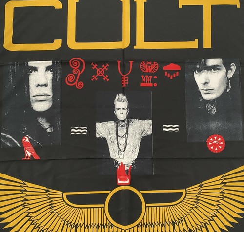 Vintage THE CULT LOVE flag - Foto 2 di 3