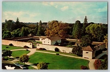 Postcard Sutters Fort - Sacramento California