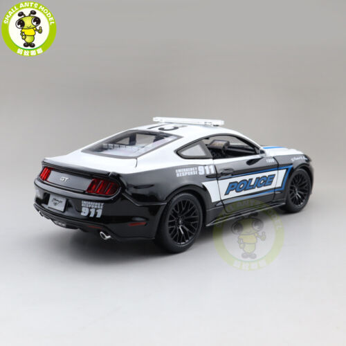 1/18 2015 Ford Mustang GT Police Car 911 Maisto 31397 Diecast Model Toy Car - Picture 4 of 13