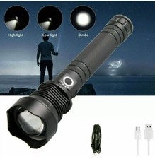 TORCIA TATTICA/MILITARE LED CREE T6 RICARICABILE ZOOM 2 BATTERIE P516-P70 V2