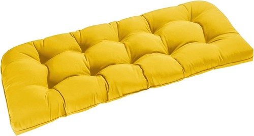 Outdoor Bench Cushion for Patio Furniture, Waterproof Tufted Overstuffed Porch - Picture 46 of 79