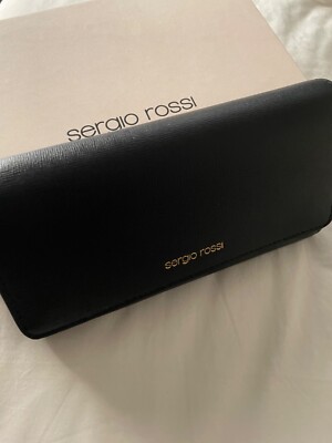 Sergio Rossi calf skin leather wallet