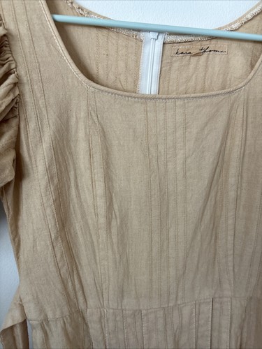 Beach DRESS Kara Thoms Magnolia / Bellflower style mini dress in honey sz XS - Picture 5 of 16