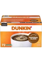 Dunkin' Donuts Medium Roast K-Cup Coffee Pods, Original Blend (72 ct.)