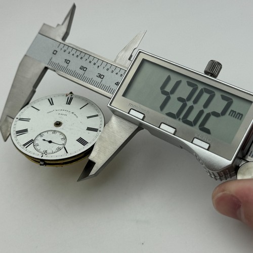 Reloj Bolsillo 43mm Antiguo Thomas Russell & Son Liverpool Llave Herida Movimiento - Imagen 17 de 18