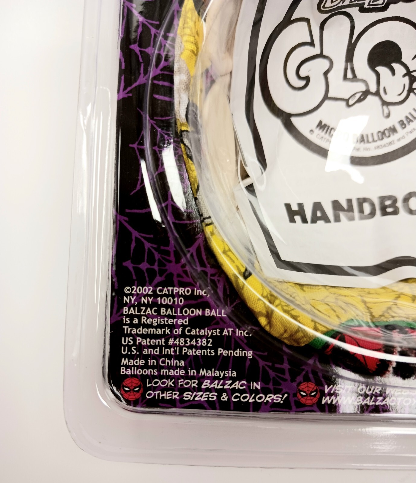 Vintage 2002 Balzac Toys Glop Spiderman Magic Action Balloon Ball eBay