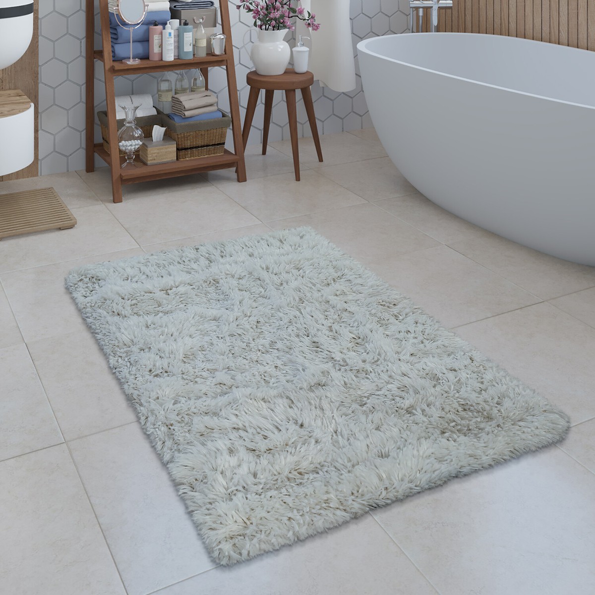 Diaqua® Tappeto da bagno Nomad cotone Crema 55 x 65 cm