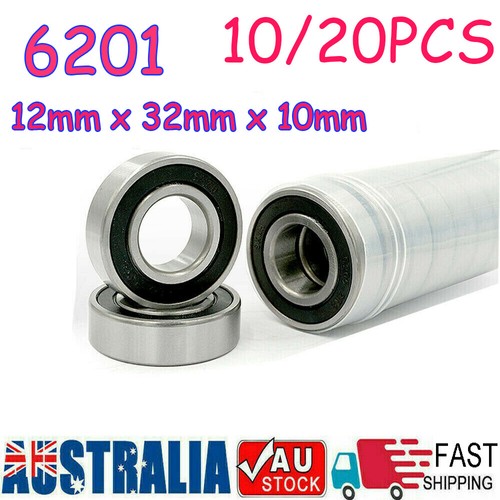 Roulement 6201-2RS - Diamètre Intérieur 12 - Extérieur 32mm - épaisseur - Foto 8