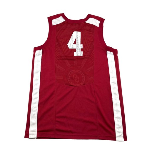 Nike Elite Team 2013 Oklahoma Sooners Basketball Jersey 4 Men’s Medium Pre Owned - Picture 10 of 15
