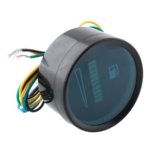 Voiture Moto 12V 52 mm/2" 10 d'Affichage à LED Niveau Carburant Compteur Jauge - Picture 8 of 11