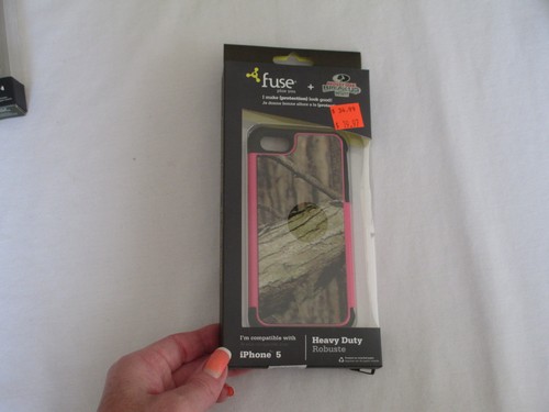 FUNDA DE TELÉFONO CELULAR FUSE PLUS YOU - APPLE IPHONE 5 - ROSA MOSSY CAMUFLAJE por FONEGEAR - Imagen 2 de 4