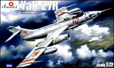 Amodel 72111 1/72 Yak27R Soviet Recon Aircraft - Picture 1 of 1