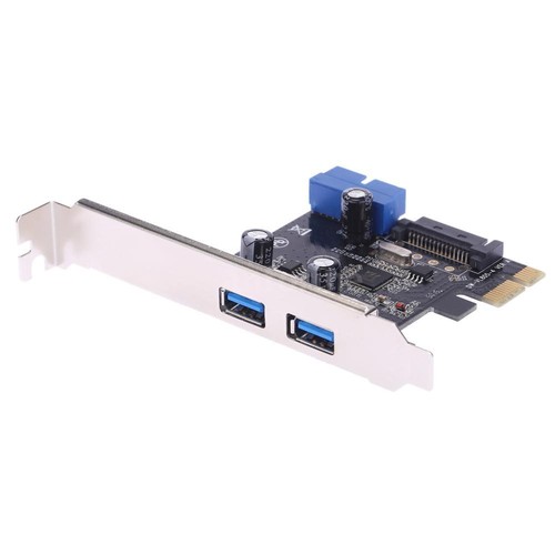 SuperSpeed PCI-E Express Card 2-Port USB 3.0/19-pin USB3.0/15-pin SATA Connector - Picture 7 of 8