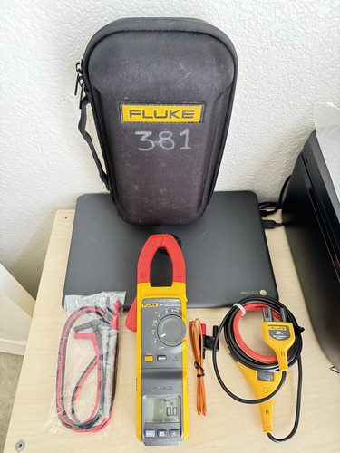 Pinza amperimétrica Fluke 381 pantalla remota True RMS AC/DC con iFlex (SE ENVÍA RÁPIDO)