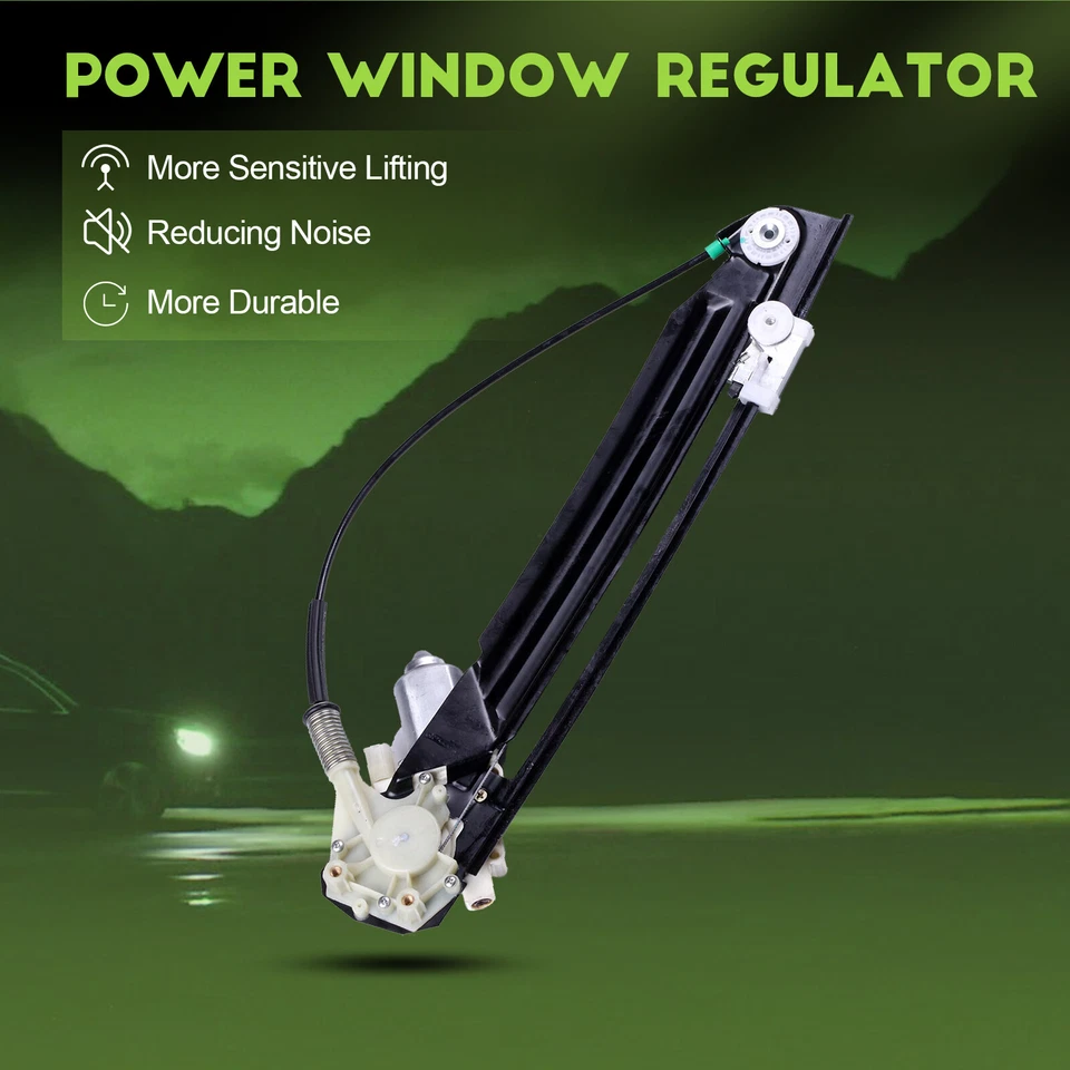 Regulador de ventana eléctrica trasero derecho con motor para BMW 525i 528i 530i 540i M5 2,8l Foto 3 de 4