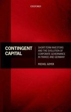 Contingent Capital: Short-term Investors and the Evolution of Corporate Governa