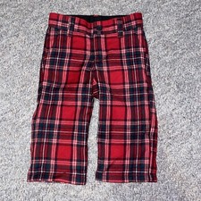 Janie And Jack Infant Tartan Wool Plaid Pants Size 6 To 12 Months New A2
