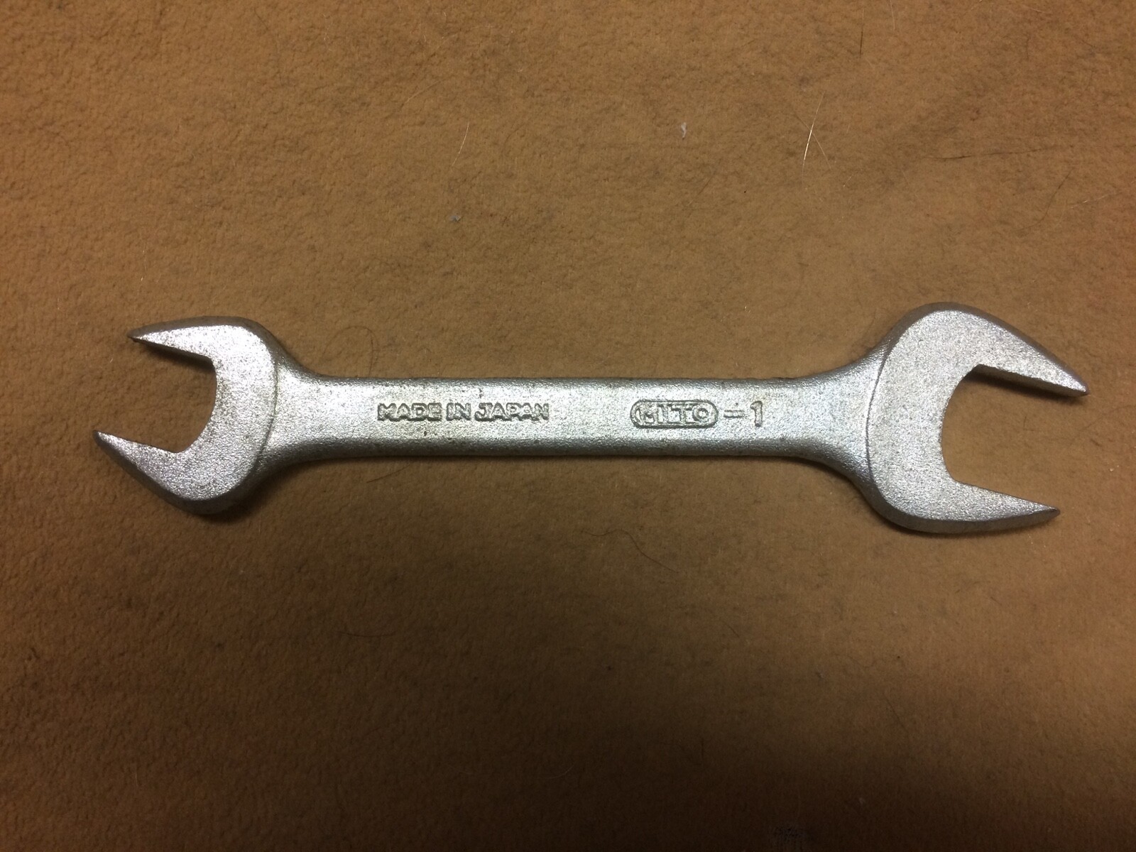 Original vintage Kawasaki motorcycle tool kit 14mm and 17mm NOS wrench