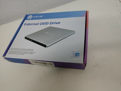 iClever External DVD CD Drive Compatible with USB 3.0 High IC-IDD02