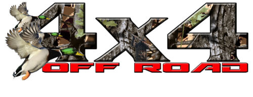 Kit gráfico calcomanías adhesivas 4x4 Dodge Ram Chevy Ford Toyota Truck Duck Hunter - Imagen 1 de 2