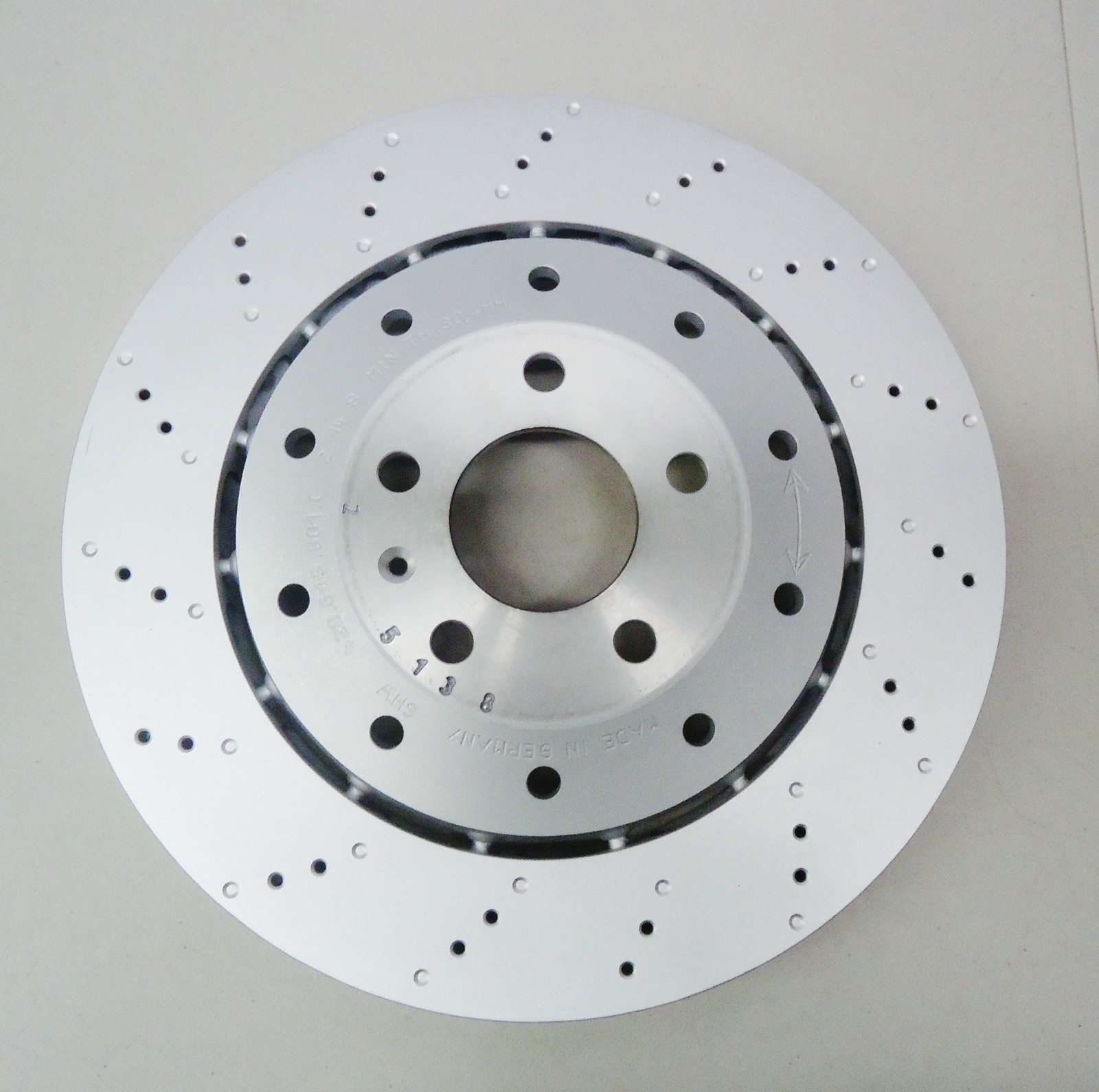 LAMBORGHINI GALLARDO LP560-4 GENUINE REAR BRAKE DISC ROTOR OEM # 420615601C