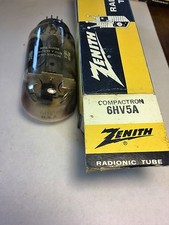 VINTAGE TV/RADIO ZENITH ELECTRON TUBE 6HV5A / NEW OLD STOCK UNTESTED