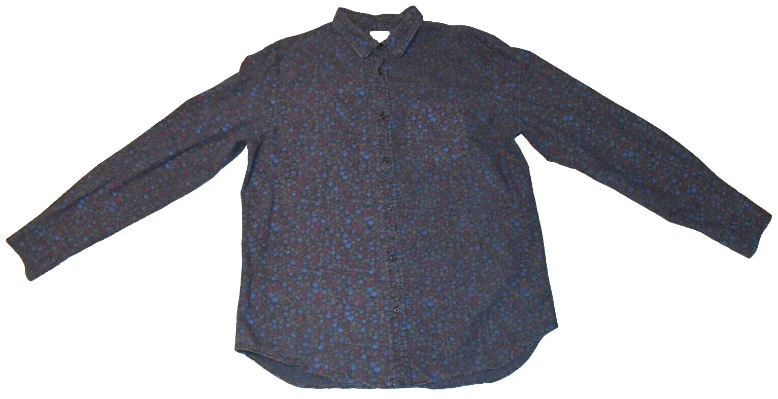 Old Navy Polyester Regular Fit Casual Button-Down Shirts for Men