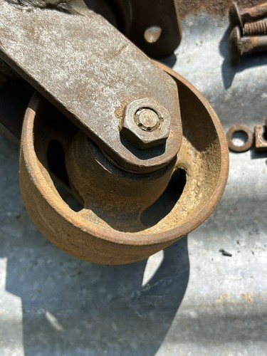 Vintage Albion Service Caster Industrial Wheel, Michigan 4”x2”, Bearings, Port - Picture 4 of 19