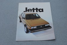1982 Volkswagen Vw Jetta Original Sales Brochure Catalog Dealer Nos 8 Page