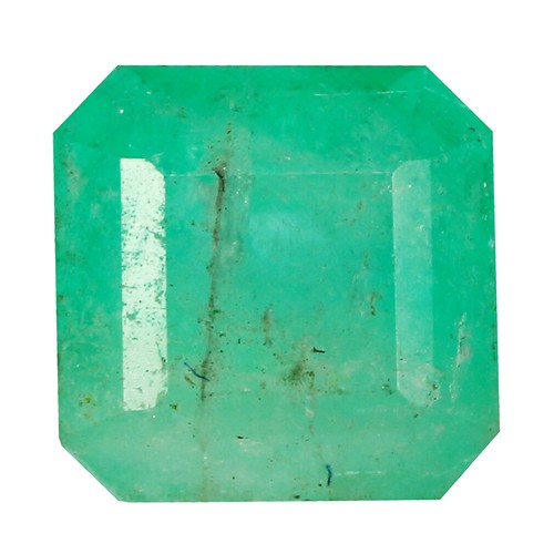 0.94ct Topnotch Perfect Octagan 5.8 x 5.7 MM 100% Natural Green Colombia Emerald