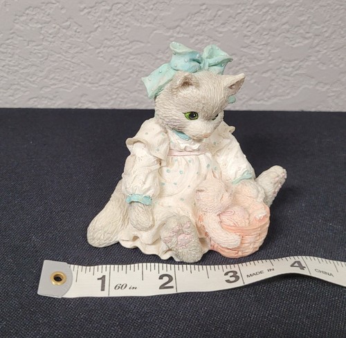 Enesco Calico Kittens Figurine You're A Friend Fur-ever #628018 (1992) - Picture 6 of 7