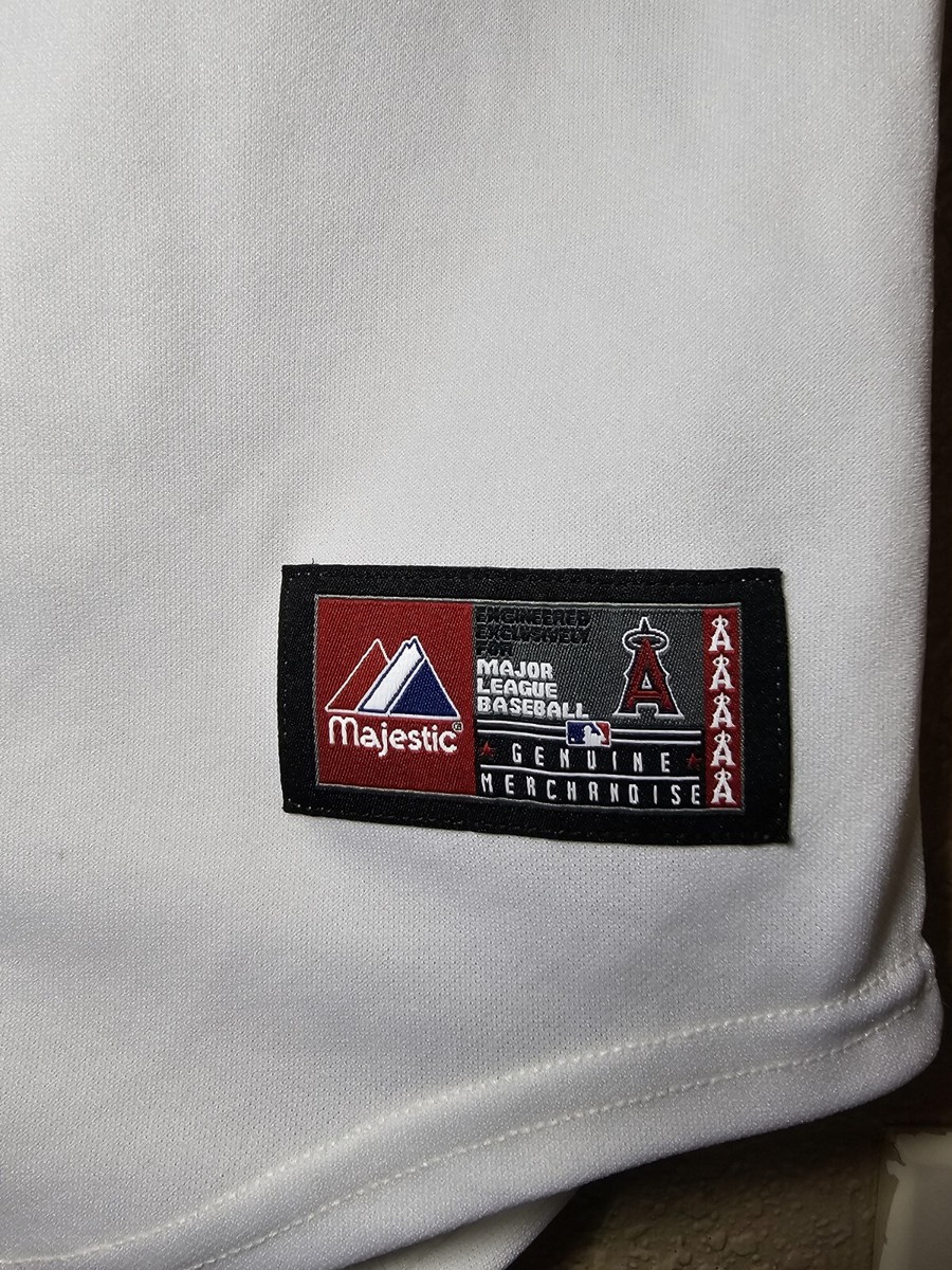 Majestic Los Angeles Angels Torii Hunter #48 Sewn Boys Jersey Size