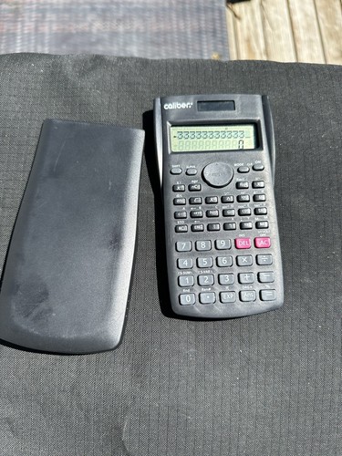 Caliber Scientific Calculator 10-Digit LCD Display. 240 Functions W/ Cover Used - Picture 4 of 4