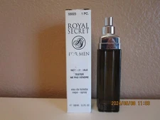 ROYAL SECRET POUR HOMME 3.3 oz 100 ml EDT SPRAY TESTER BOX NO CAP