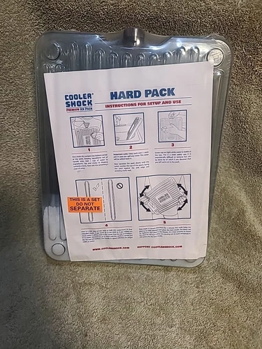 Cooler Shock Reusable Fill and Freeze Large 10 x 13 In. Hard Cooler Ice Pack