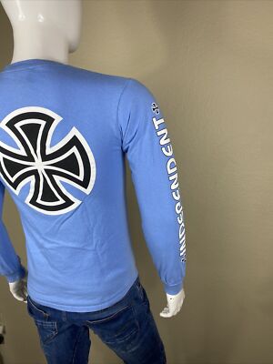 Independent Trucks Company Long Sleeve T Shirt Blue size