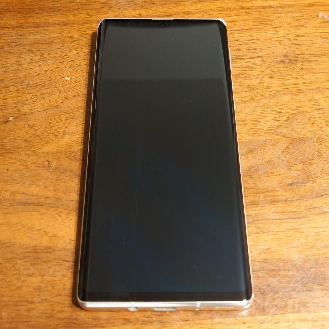 【美品】 SHARP AQUOS R6 SH-51B DOCOMO SHARP AQUOS R6 SH-51B WHITE Android Phone Leica Lens From