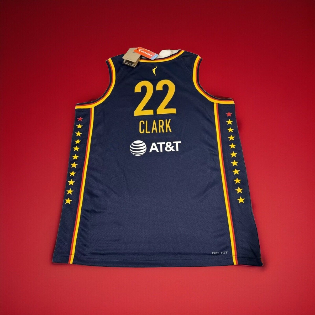 Authentic Caitlin Clark Indiana Fever Nike Unisex 2024 WNBA