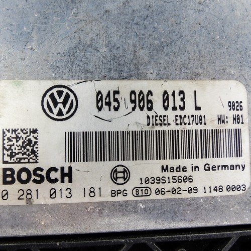 VW Polo 9N3 1,4TDI Bms Engine Control Unit 045906013L - Picture 2 of 2