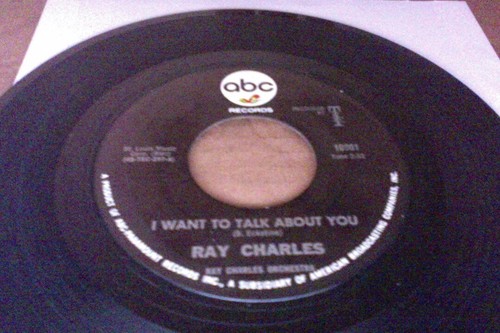 2 EX ABC 45 rpm RAY CHARLES I can't stop loving you & I want to talk about you - Picture 8 of 11