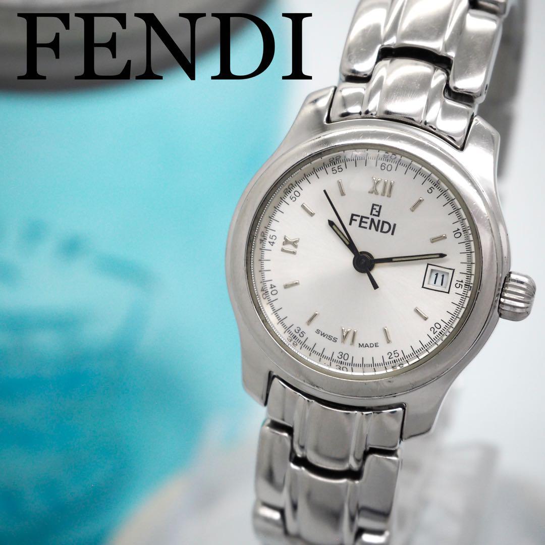 13 Fendi Women'S Watch 210L With Date Silver Simple