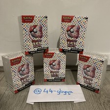 X5 Pokemon TCG 151 Scarlet and Violet Booster Bundles✅| Free Fast Ship🚚✅| GSP🌍