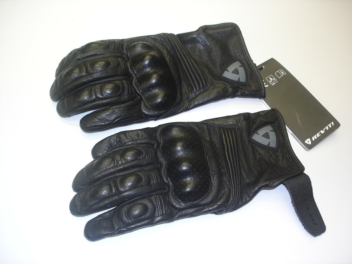 REV'IT! PWR Armor ブラック グローブ100% 本革！ Rev'It! PWR Aramid Gloves For Women Motorcycle Glove Black size M