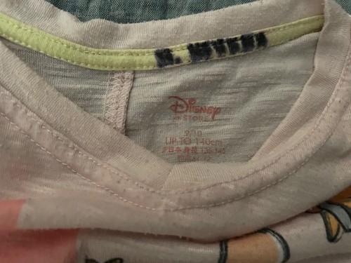 Girls Disney Store Tsum Tsum Short Sleeve Top/Pant Pajamas 9/10 - Picture 5 of 5